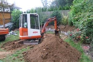 how much can mini excavators dig